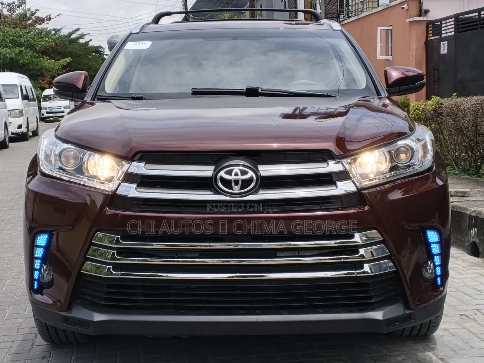 Toyota Highlander Limited 4x4 V6 (3.5L 6cyl 8A) 2017 Red