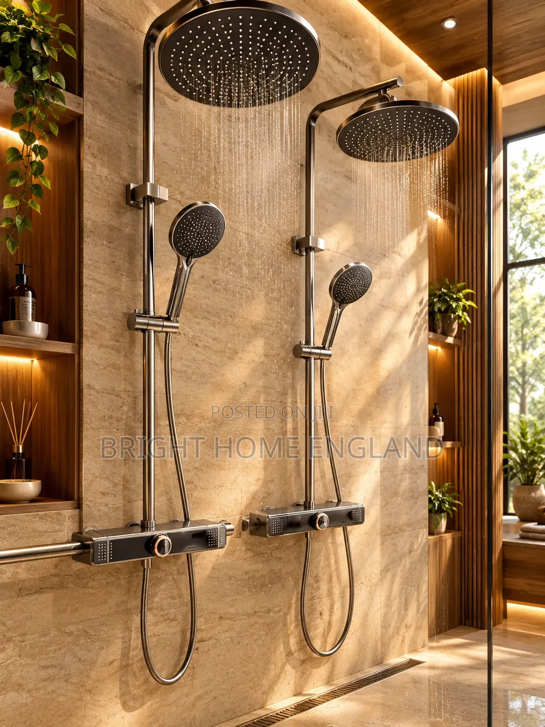 This Is a Solid Brass Standing Shower
