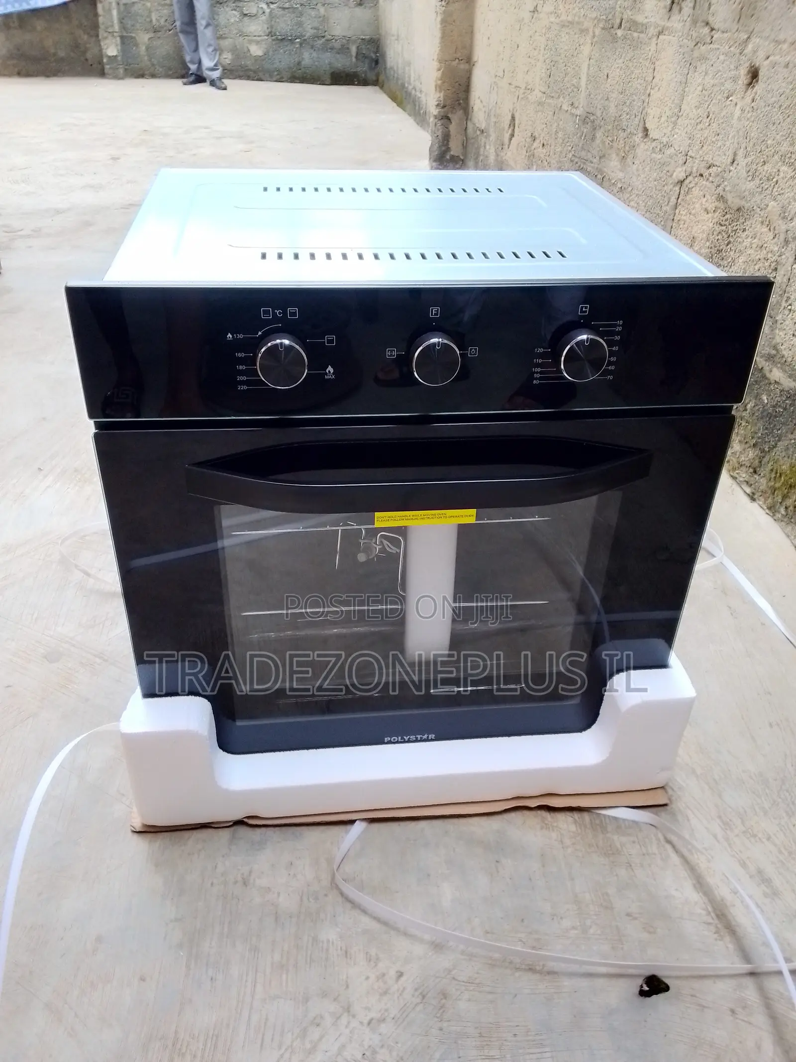 Polystar PV JYEG278BB Integrated Gas Electric Cooker