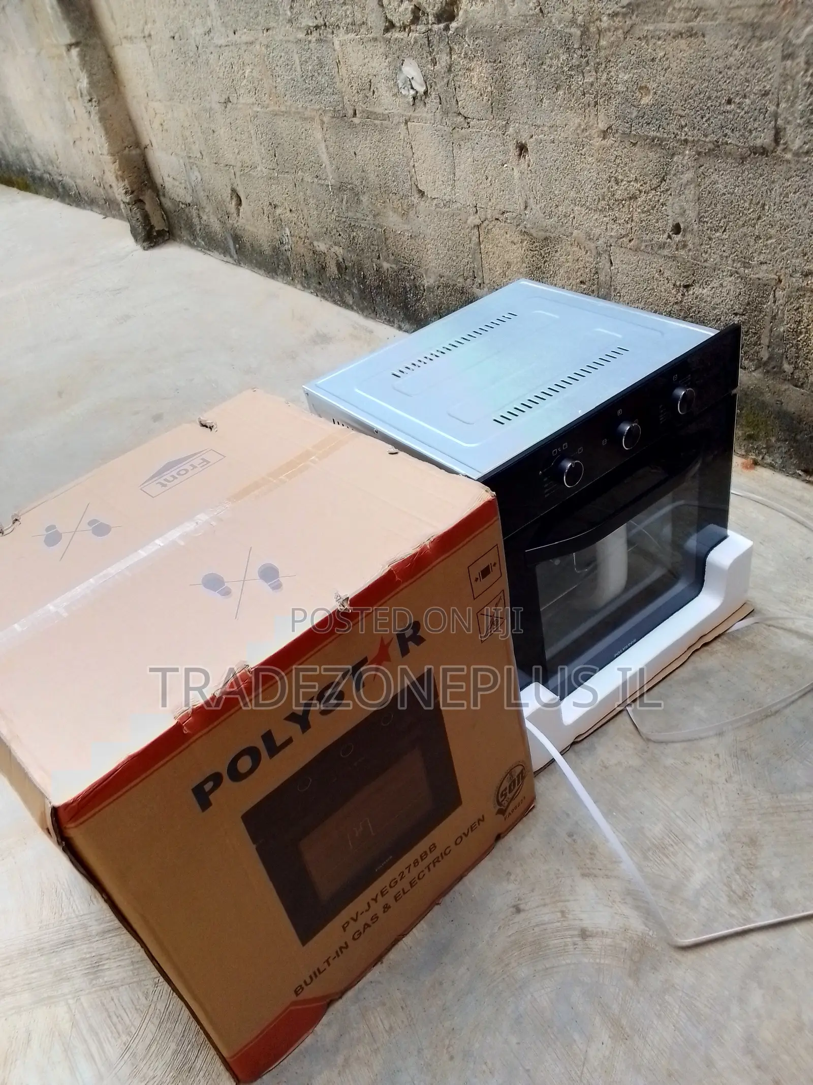 Polystar PV JYEG278BB Integrated Gas Electric Cooker