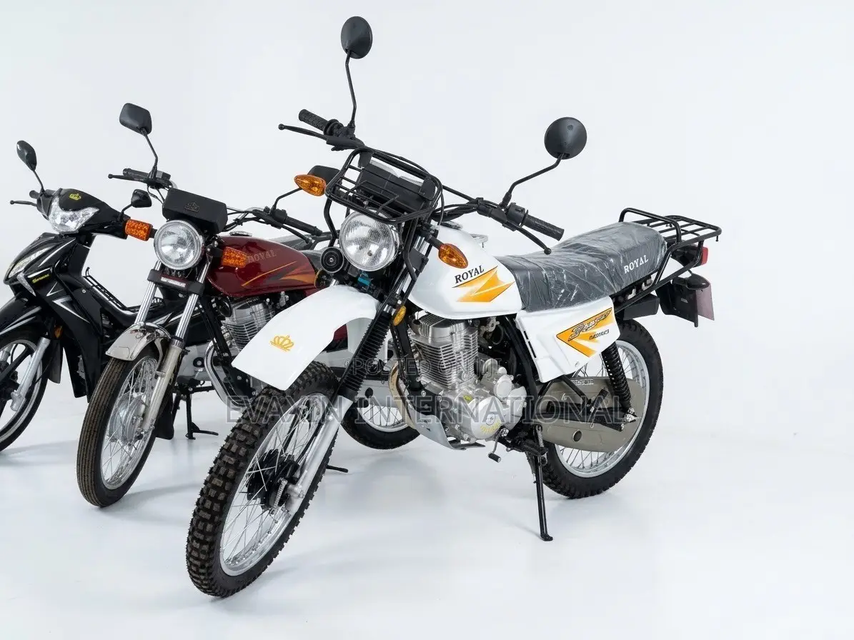New Royal Motorcycle 2024 White