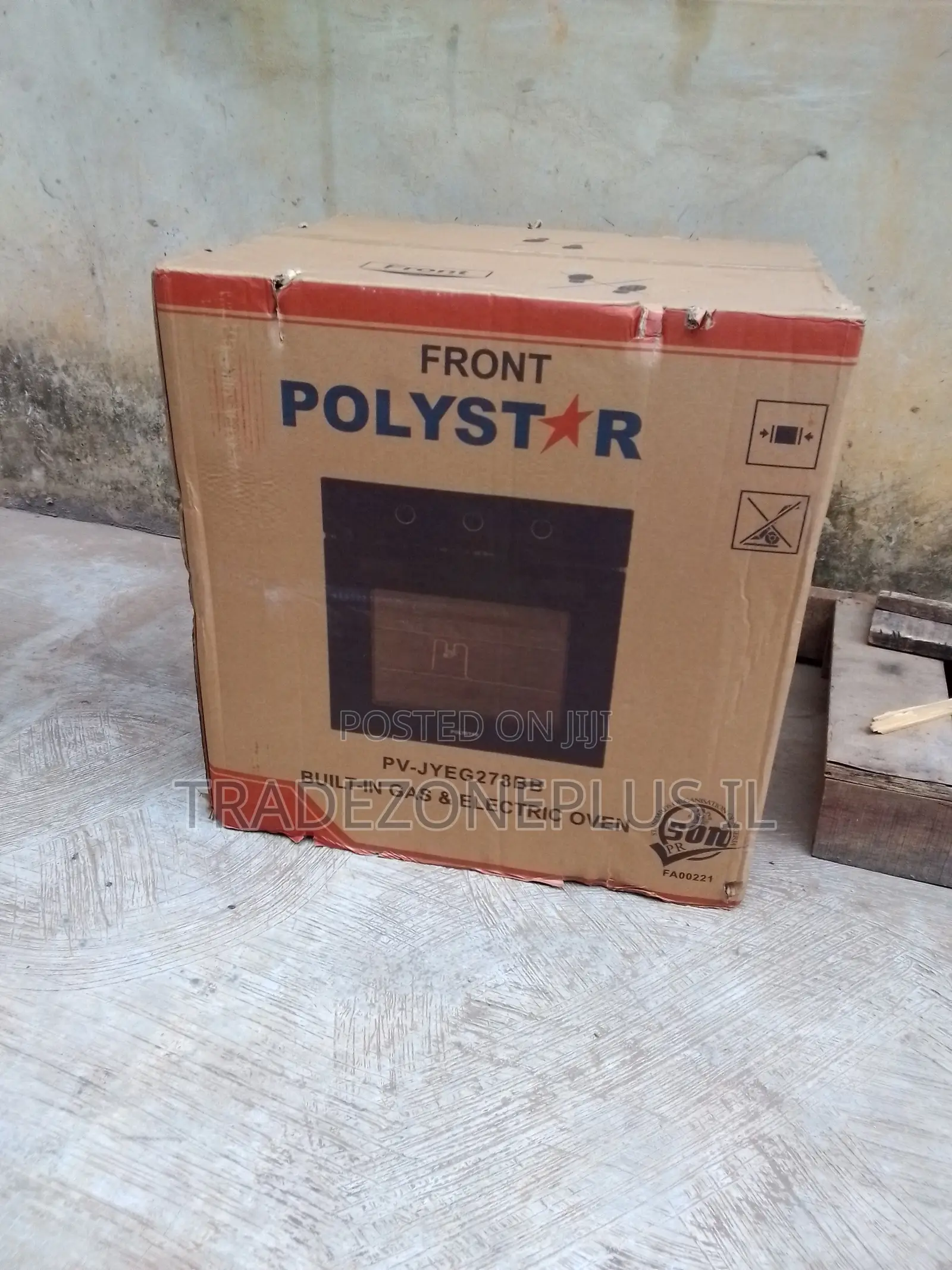 Polystar JYEG278BB Built in Gas Electric Cooking Unit