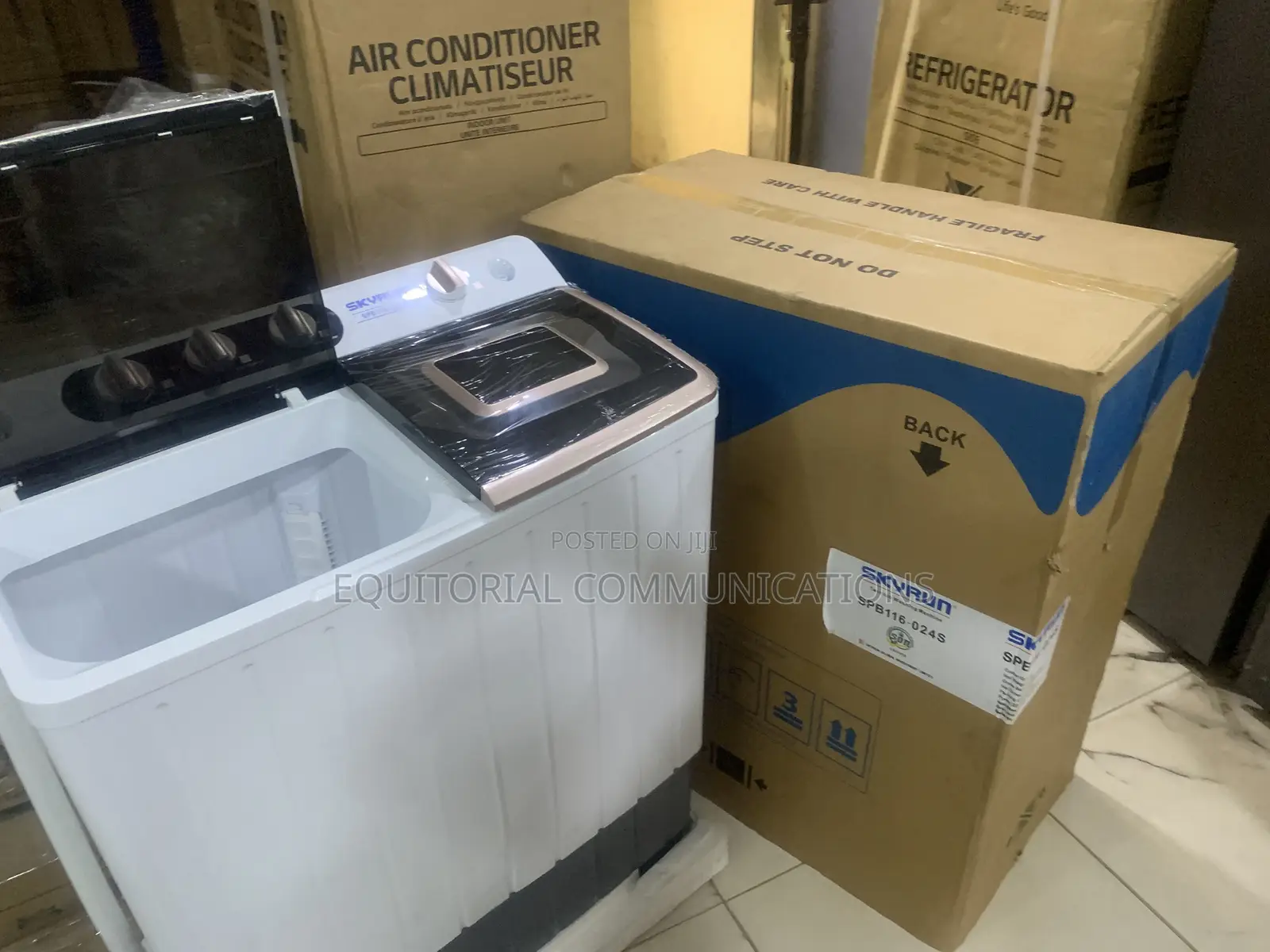 SKYRUN 11KG Twin Compartment Manual Washing Machine