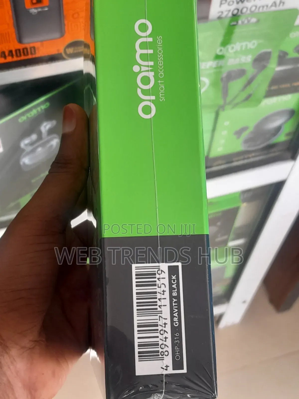 Oraimo BoomPop Air (OHP-316) Wireless Headphones - 80-Hour Battery