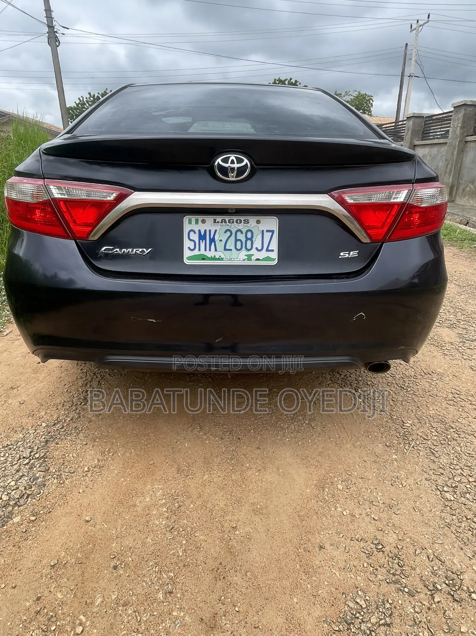 Toyota Camry SE 4dr Sedan (2.5L 4cyl 6A) 2015 Black