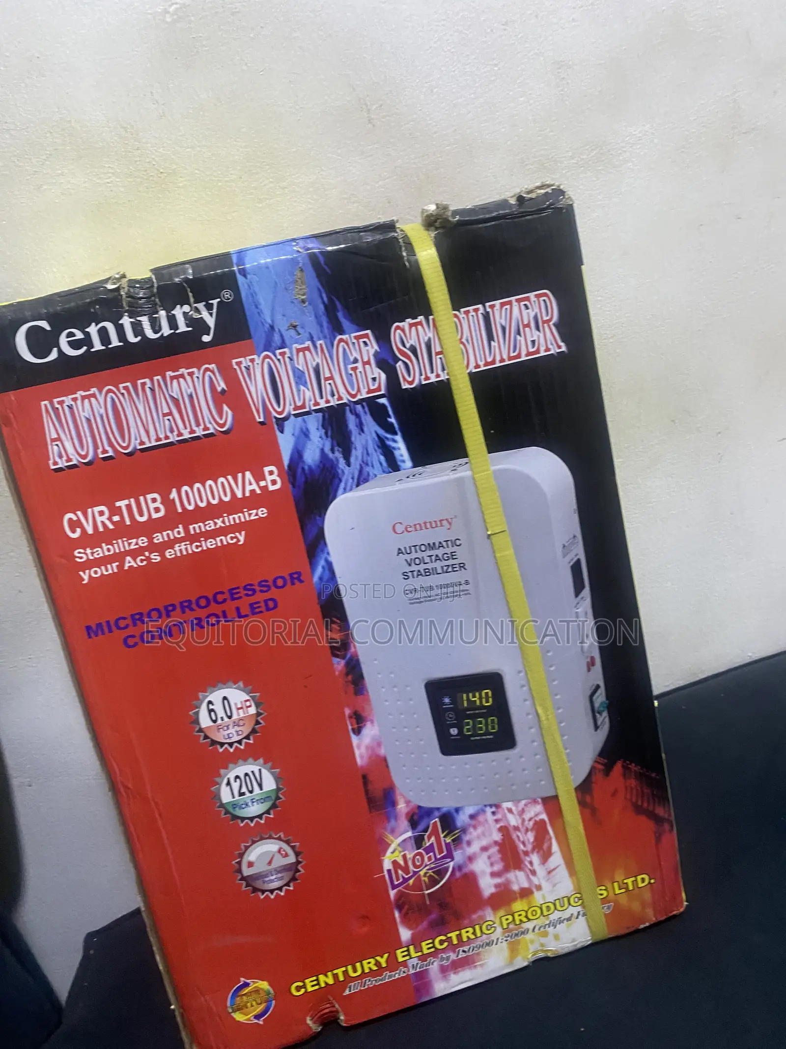 Century CVR-TUB 10000va-B Power Voltage Stabilizer