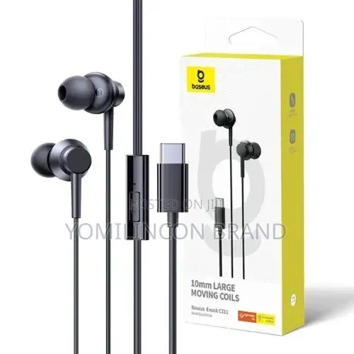 Baseus Bowie Cz11 Type C True Wireless Earphones-Black.