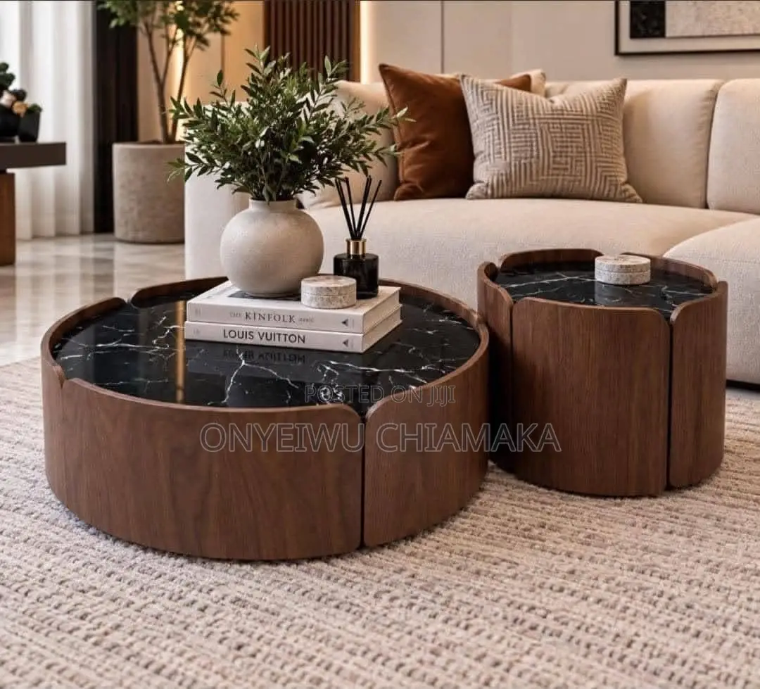 Modern Round Nesting Coffee Tables