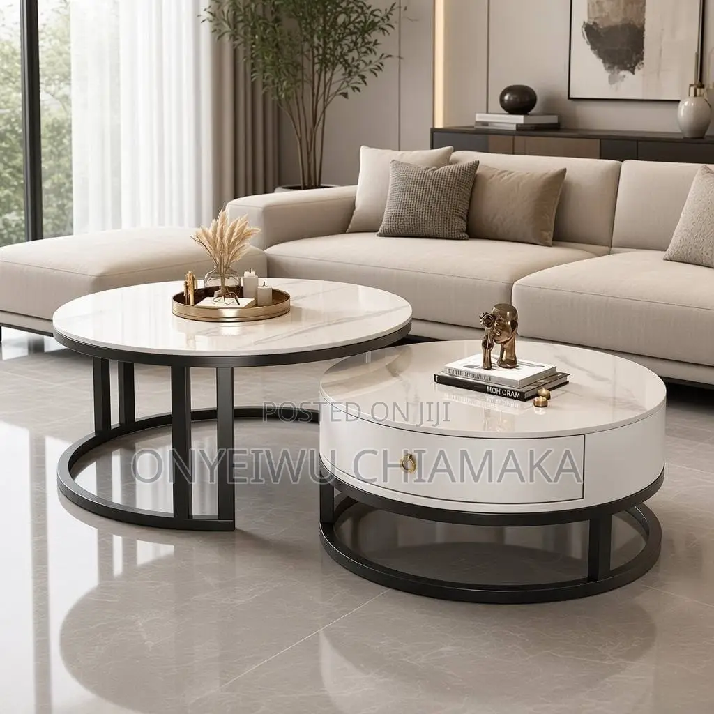 Modern Round Coffee Table Set