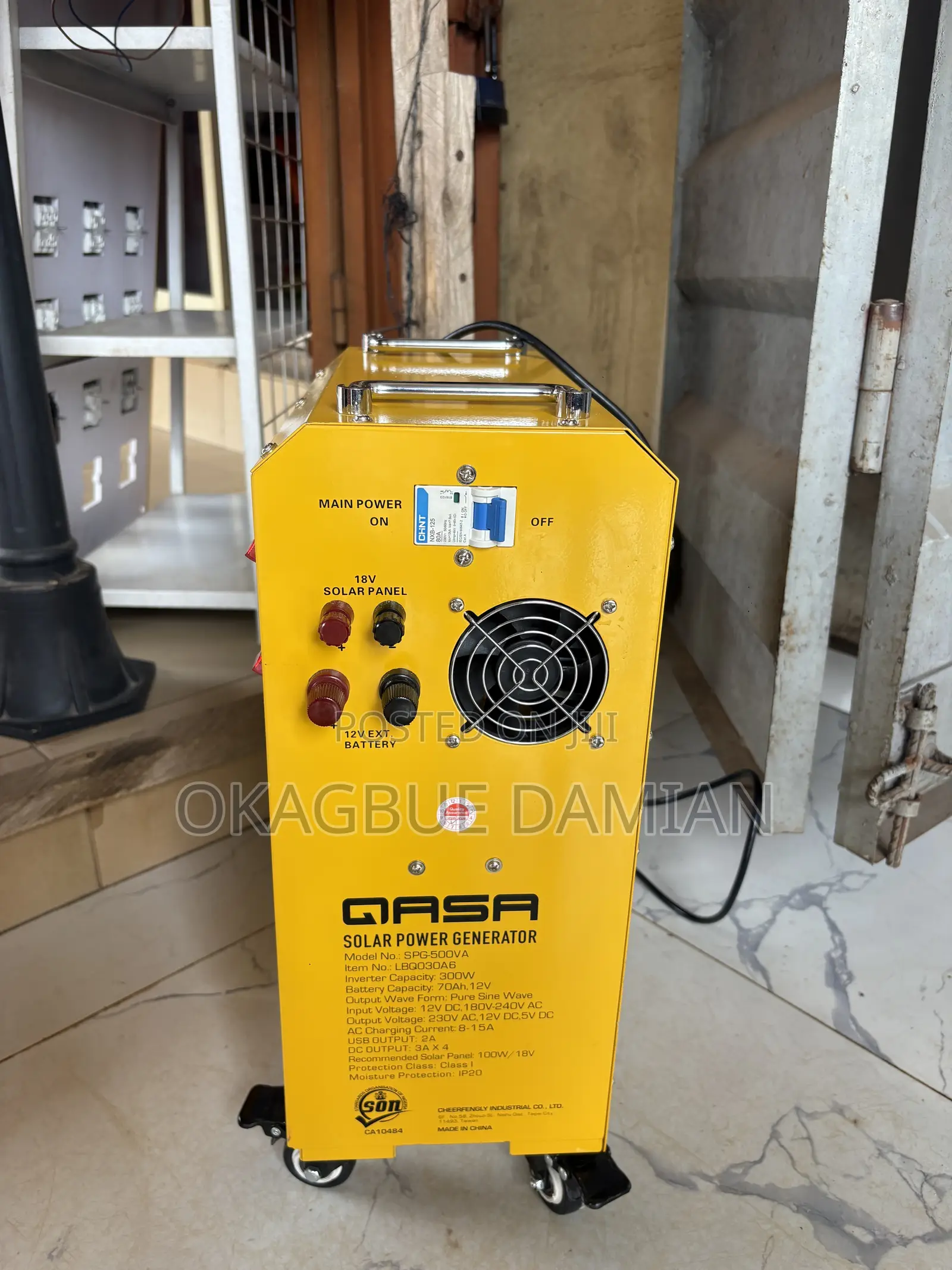 Qasa SPG-5000VA Solar Power Generator