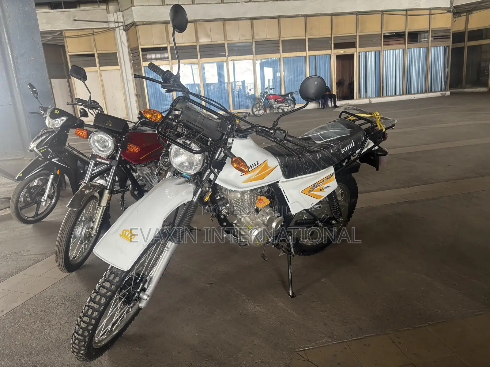 New Royal Motorcycle 2024 White