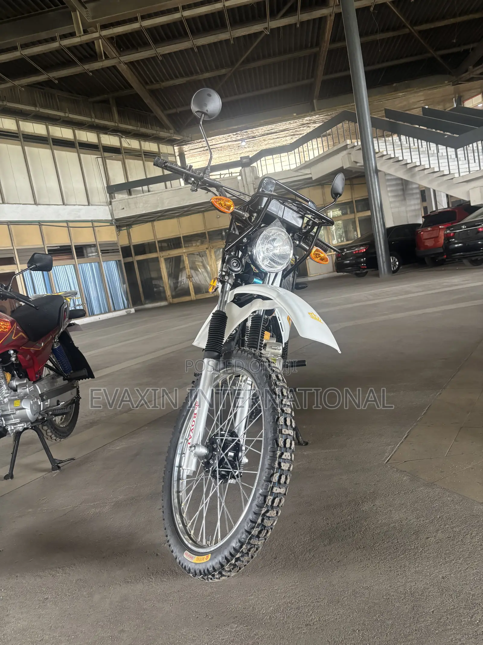 New Royal Motorcycle 2024 White