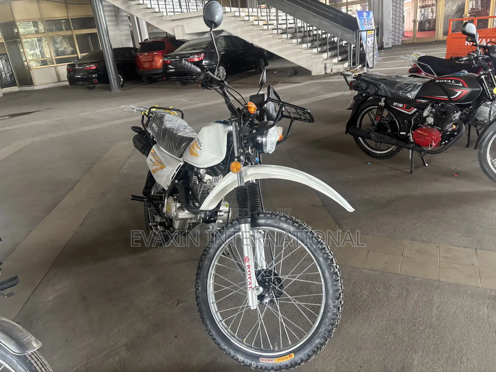 New Royal Motorcycle 2024 White