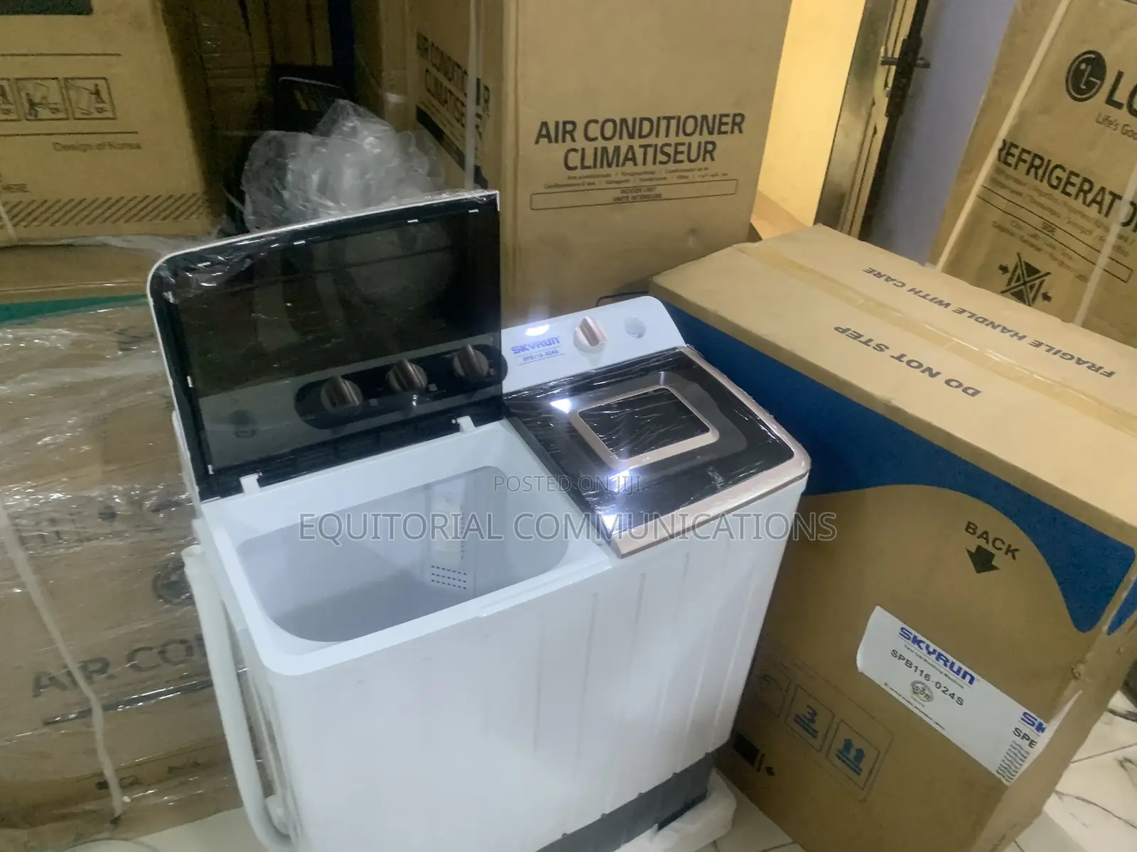 SKYRUN 11KG Twin Tub Clothes Washer With Manual Controls