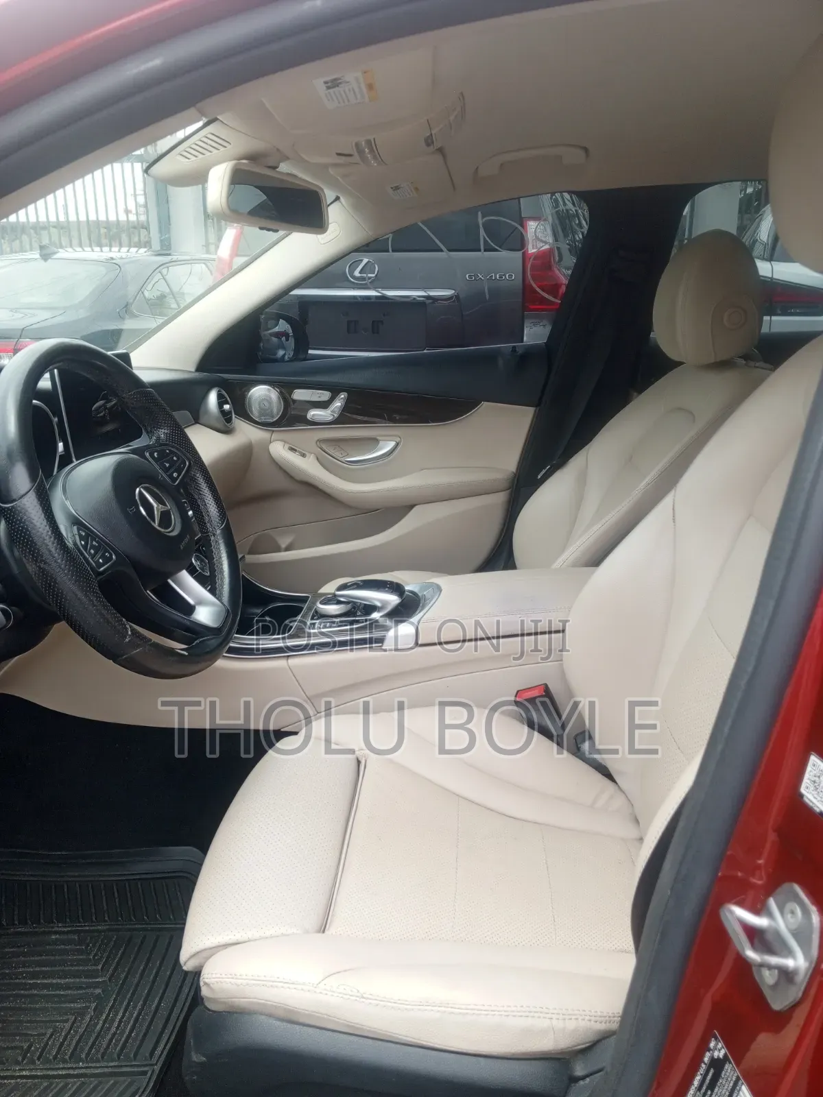 Mercedes-Benz C300 Base 4Matic Coupe AWD (2.0L 4cyl 7A) 2017 Red