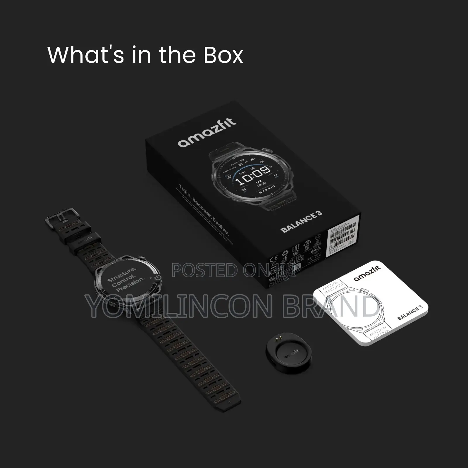 Amazfit Balance 3 - Black