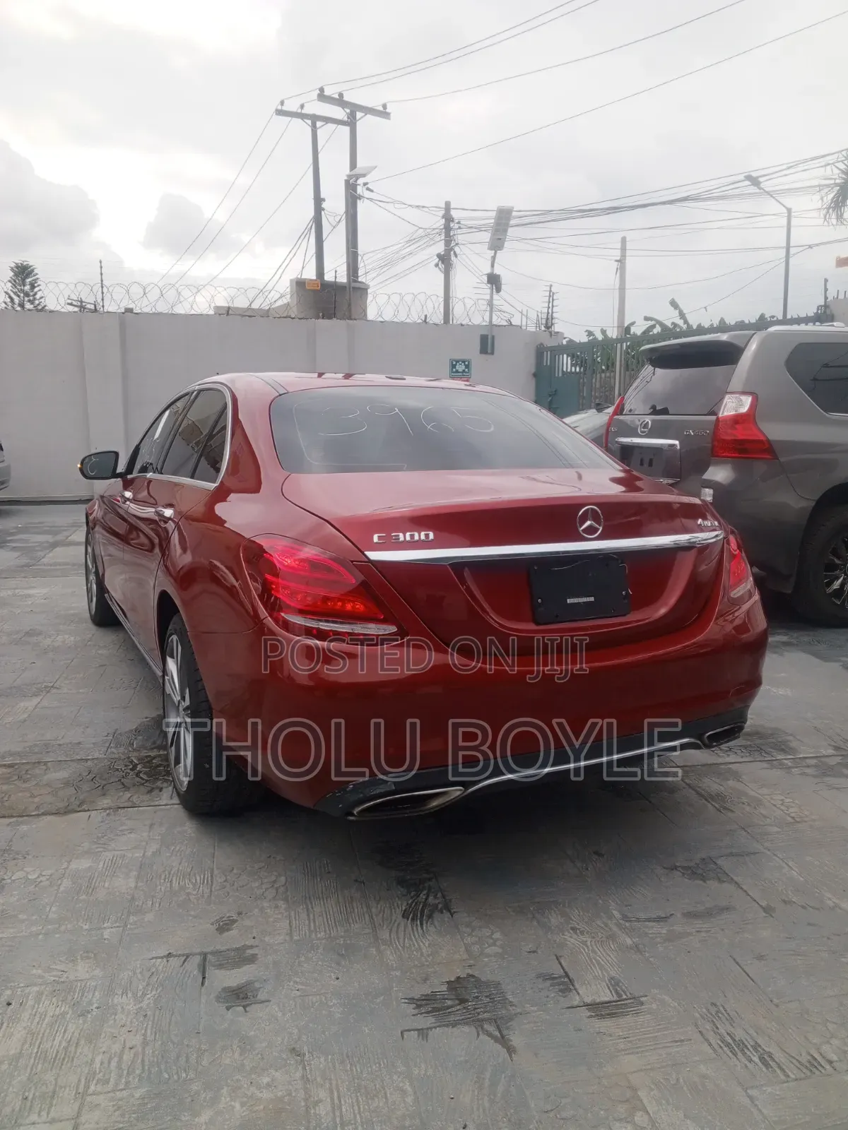 Mercedes-Benz C300 Base 4Matic Coupe AWD (2.0L 4cyl 7A) 2017 Red