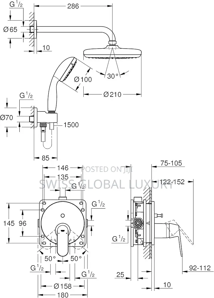 Grohe Conceal Shower Mixer