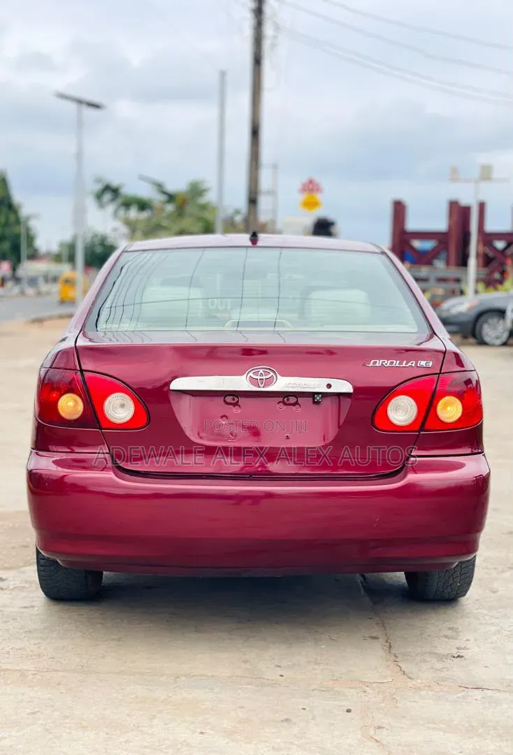 Toyota Corolla 2005 Burgundy