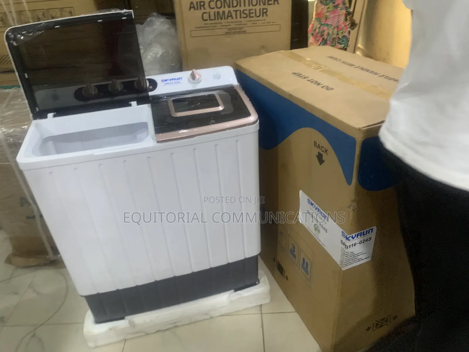 SKYRUN SPB116-024S 11KG Twin Tub Home Washing Machine