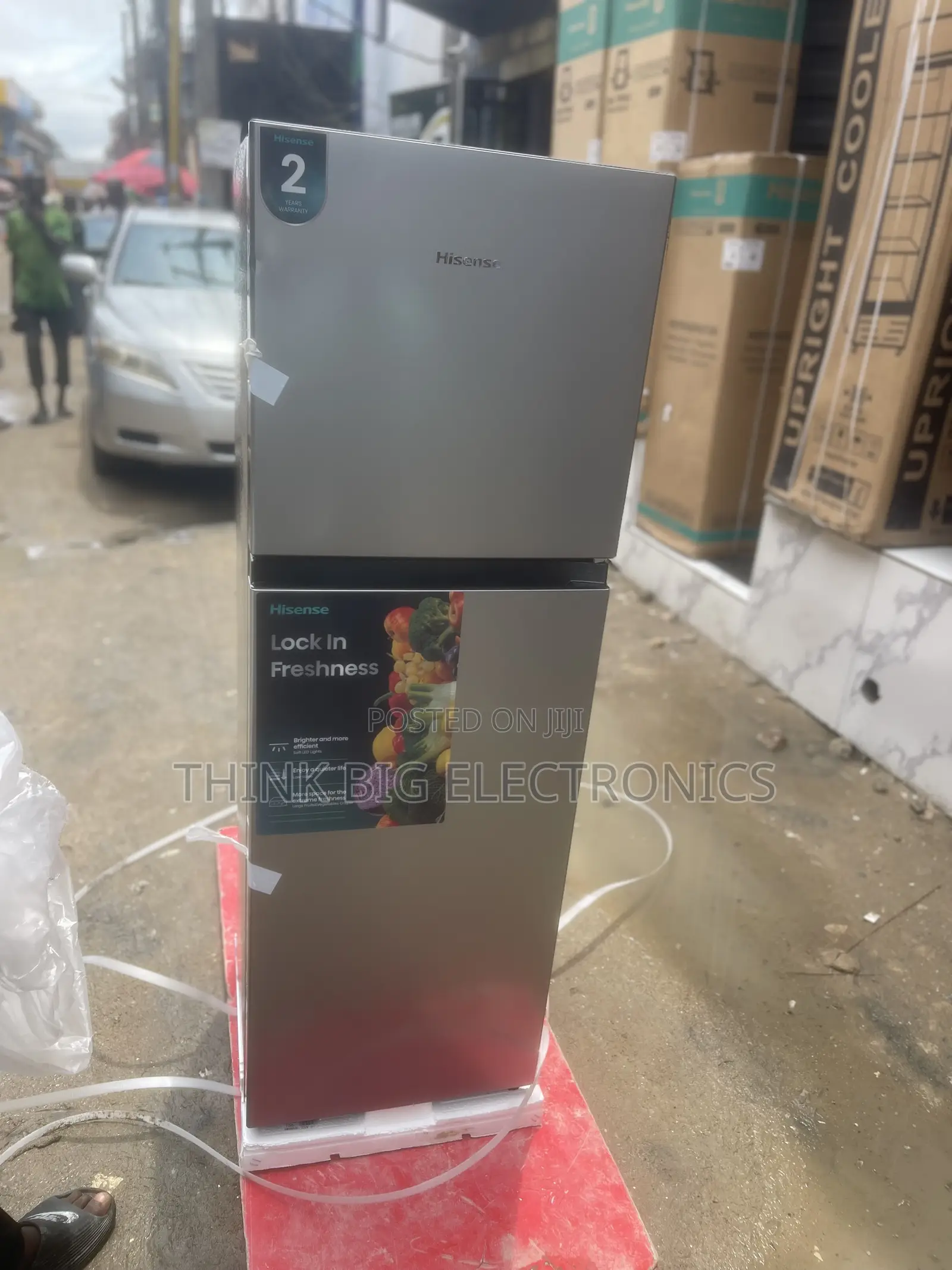 Brand New Hisense 154 Litres Double Door Refrigerator (REF 200DR)
