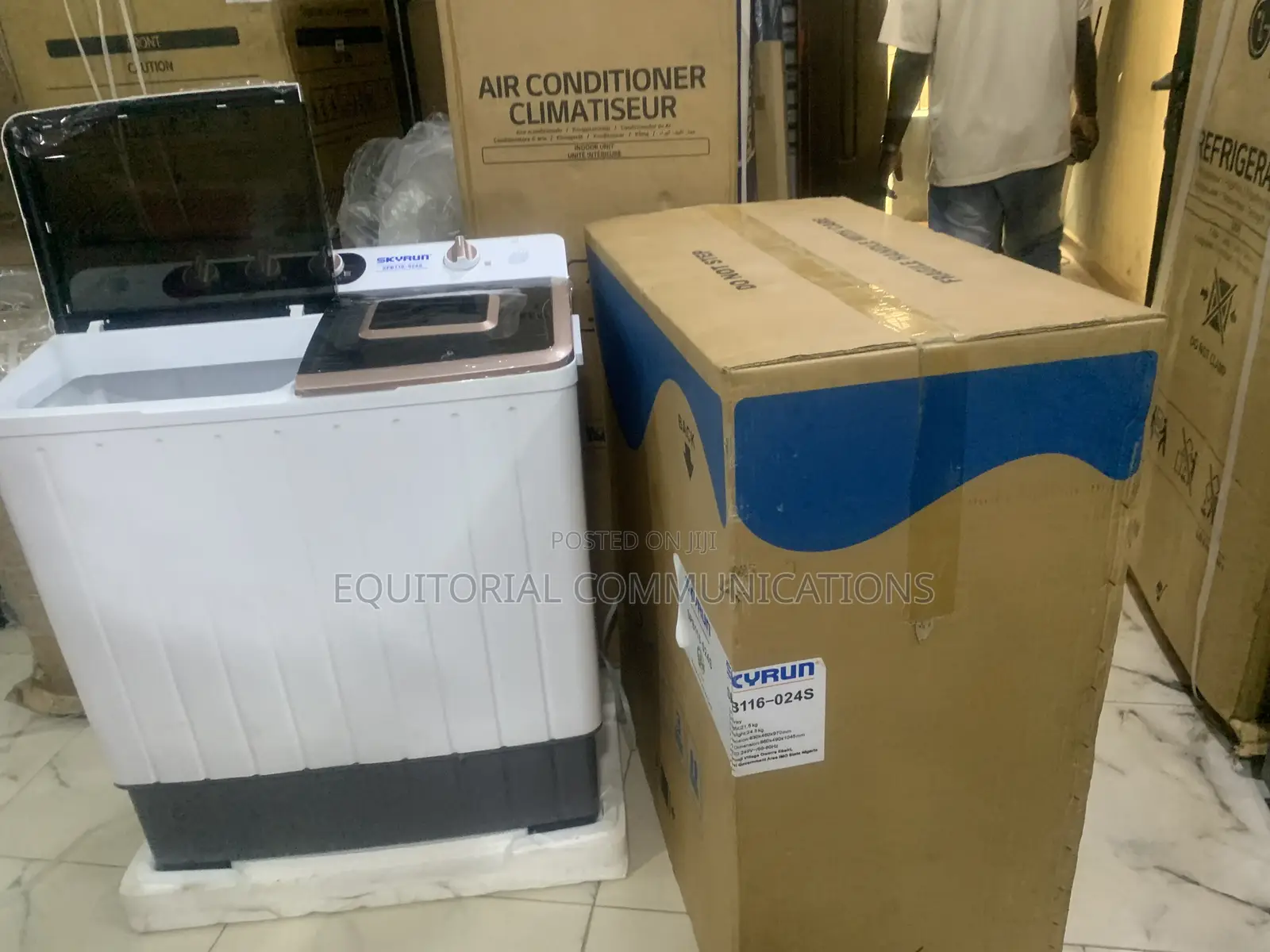 SKYRUN 11KG Twin Tub Washer and Spin Machine