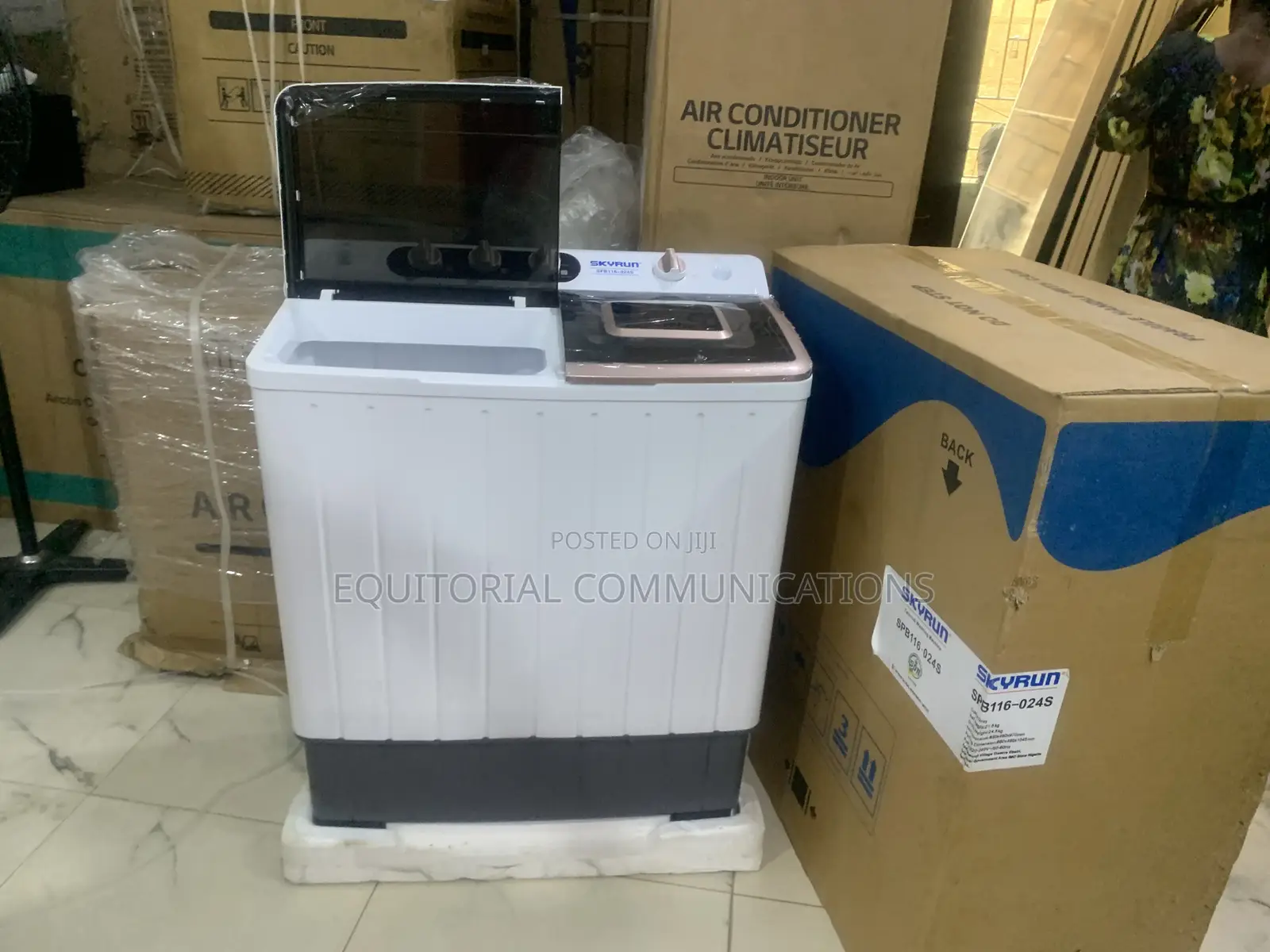 SKYRUN 11KG Twin Tub Washer and Spin Machine
