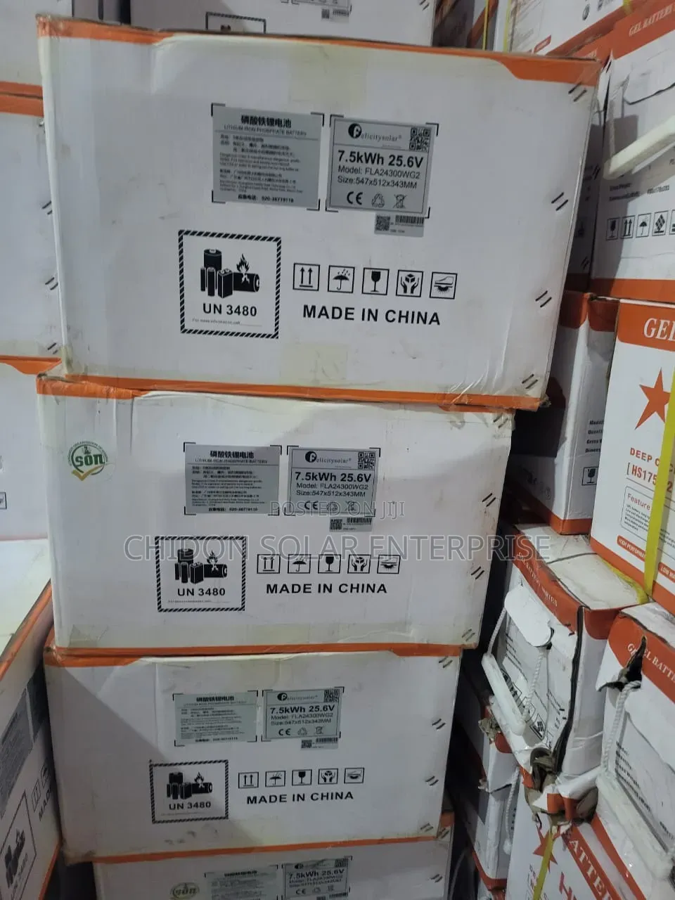 7.5kWh 24V Felicity Lithium-Ion Battery