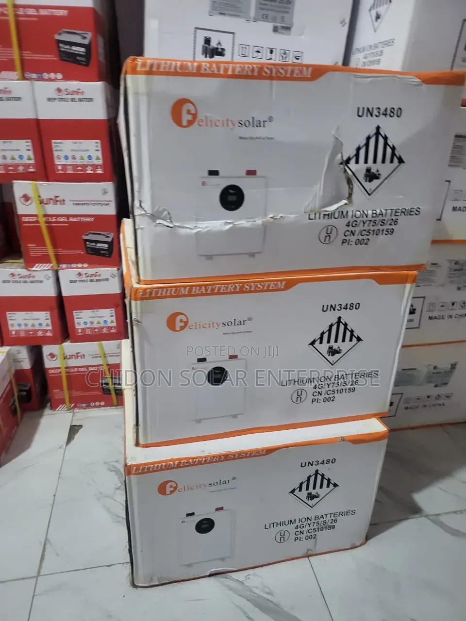 7.5kWh 24V Felicity Lithium-Ion Battery