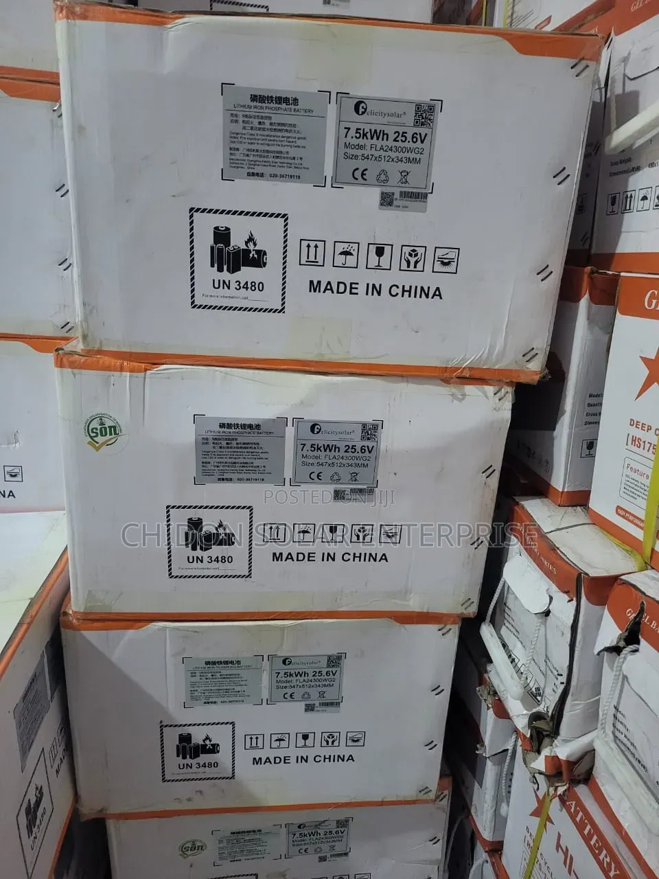 7.5kWh 24V Felicity Lithium-Ion Battery