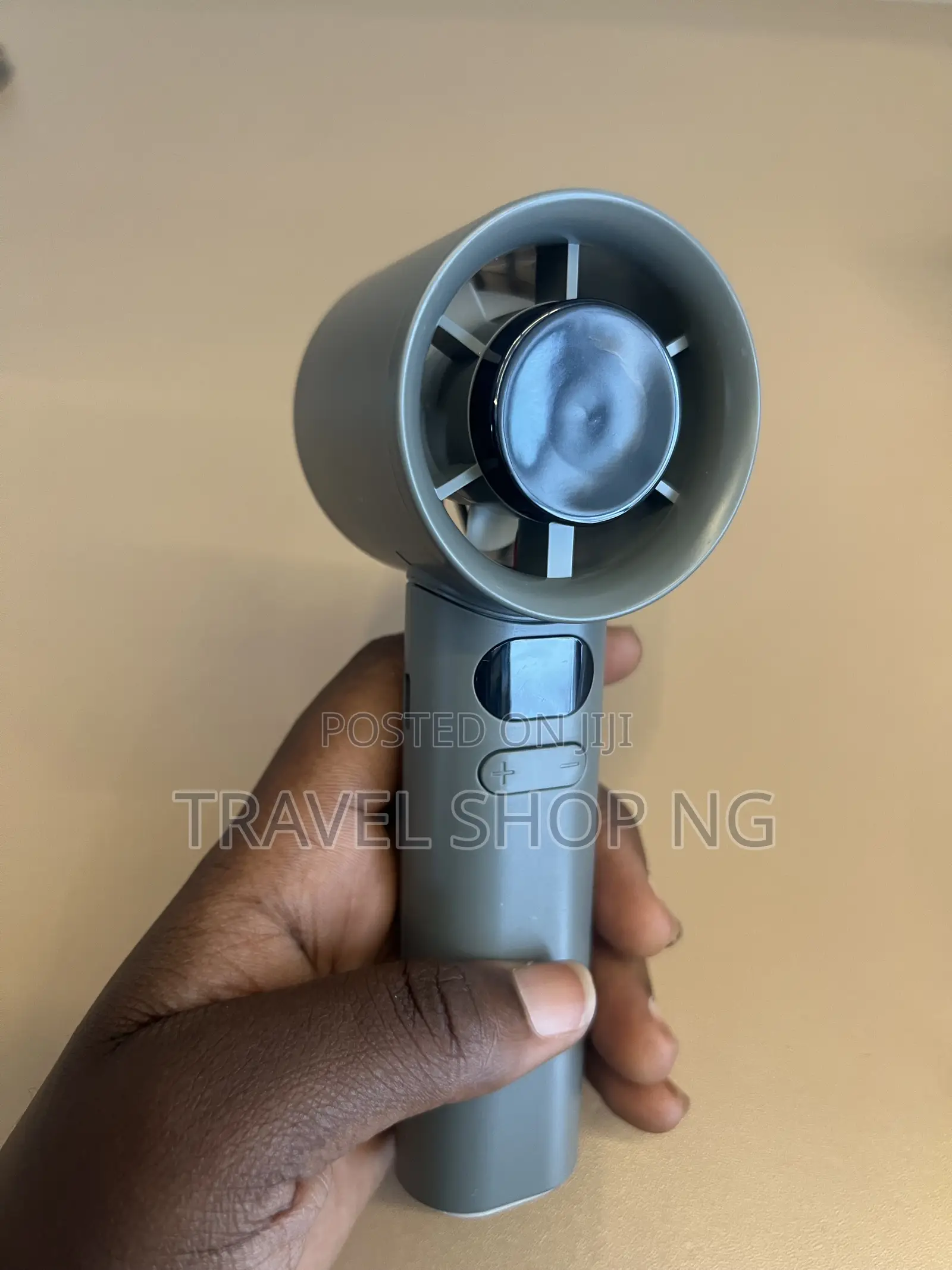 Original Rechargeable Hand Fan W/ Led Display – Portable Cooling Fan
