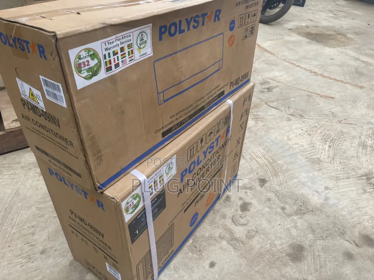 Polystar 1HP Inverter Air Conditioner With Installation Kit
