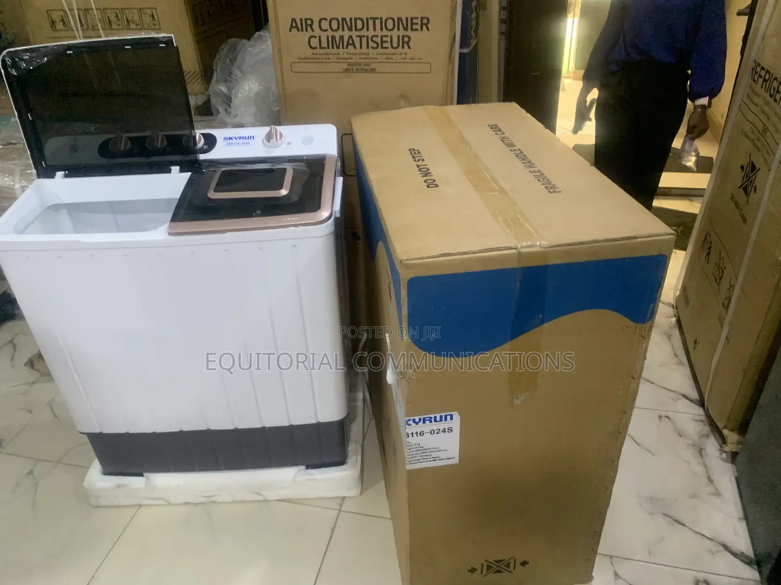 SKYRUN 11KG Manual Dual Tub Clothes Washing Machine
