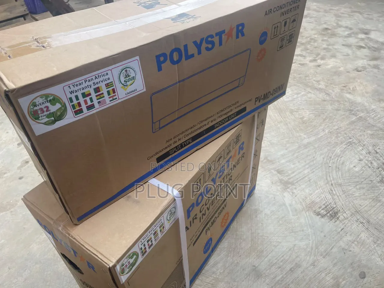 Polystar 1HP Energy Saving Inverter Air Conditioner