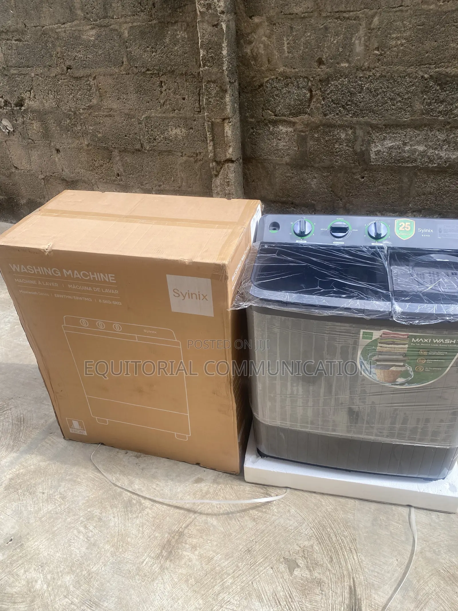SYINIX E8WTMN Maxiwash Laundry Washer 8.5/5kg