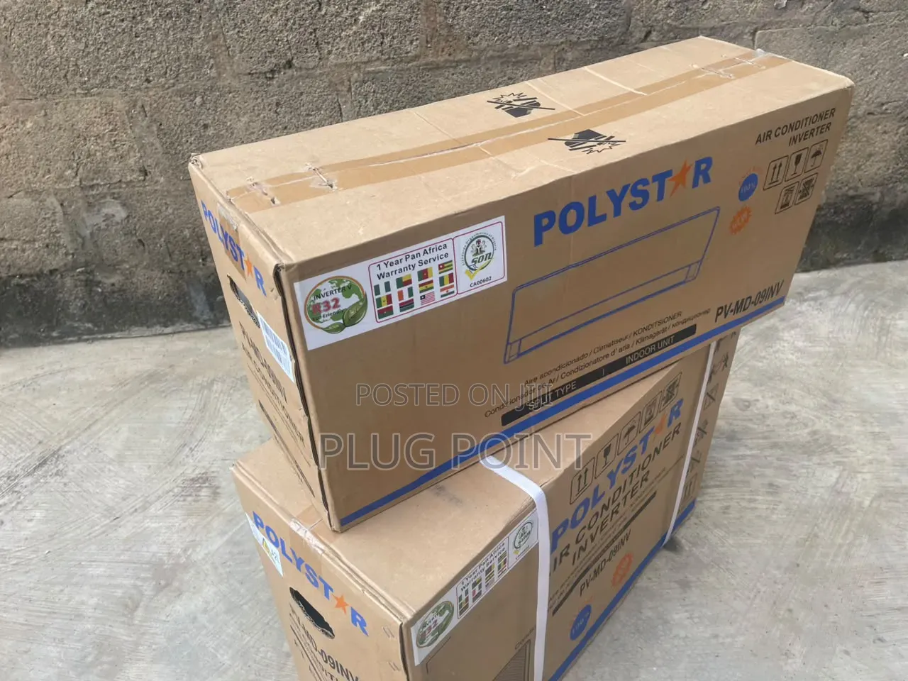 Polystar 1HP Efficient Inverter Cooling AC