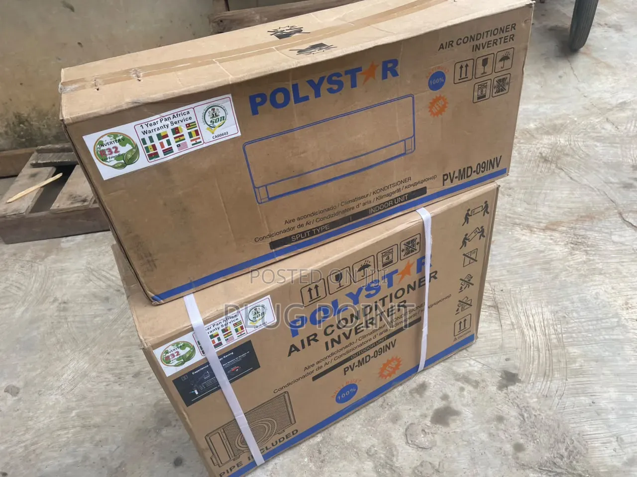 Polystar 1HP Efficient Inverter Cooling AC