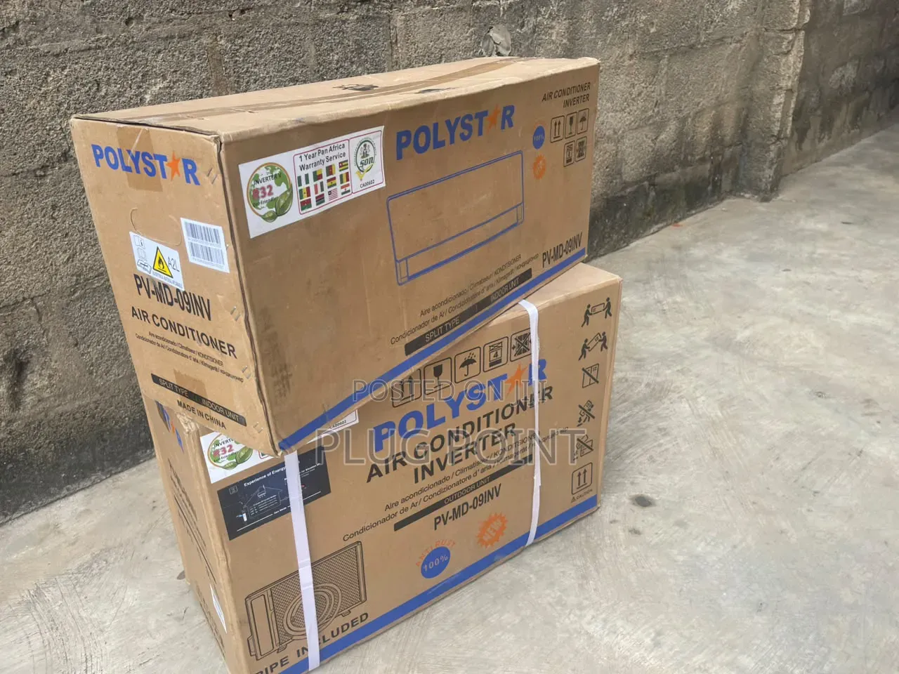 Polystar 1HP Efficient Inverter AC With Installation Accessories