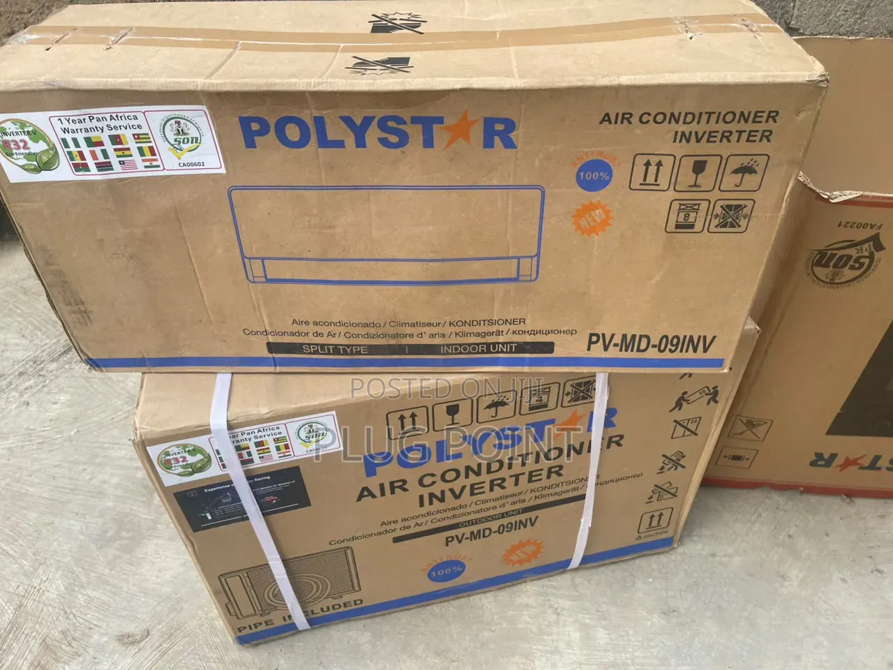 Polystar 1HP Efficient Inverter AC With Installation Accessories