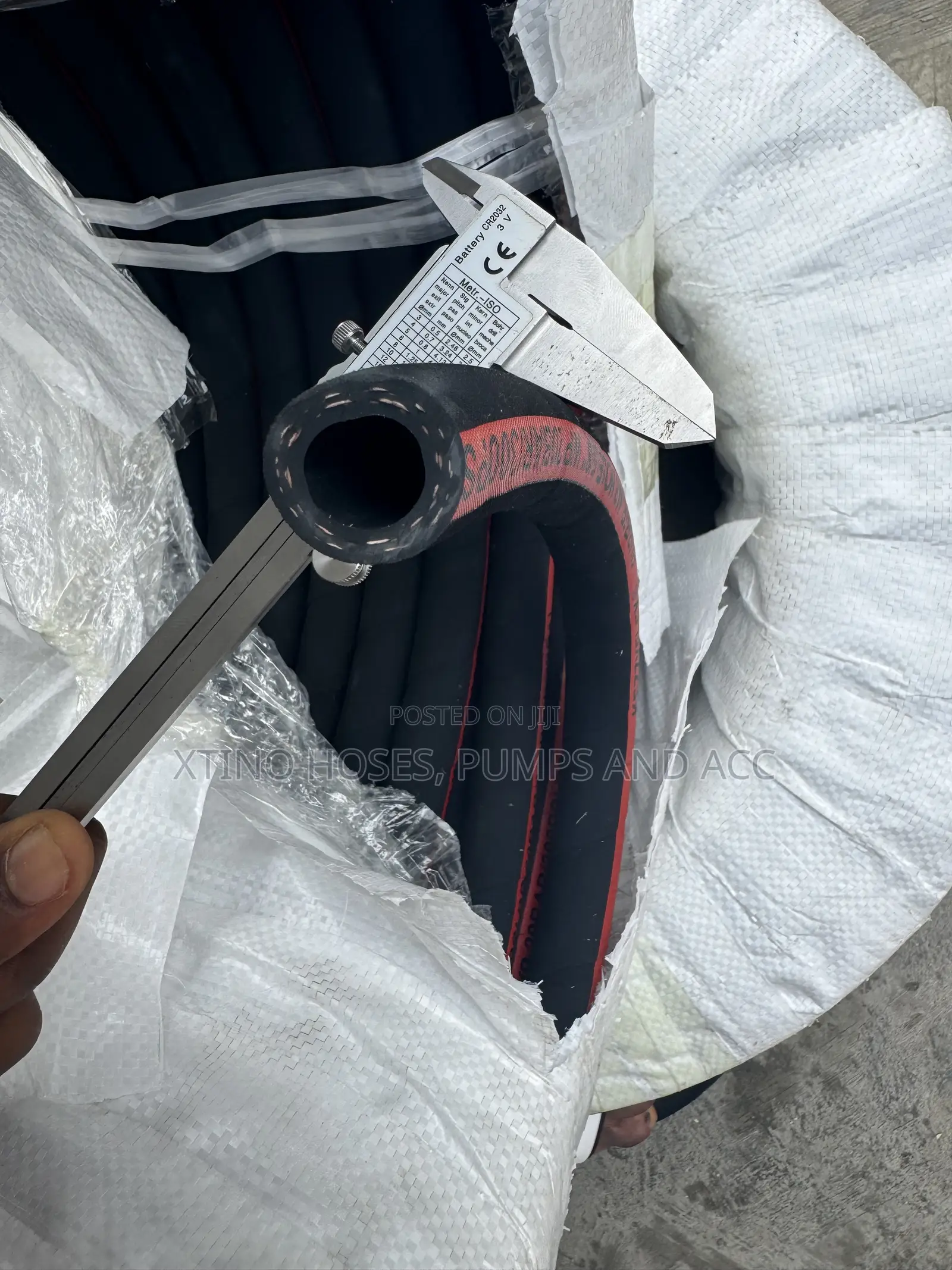 3/4”(19mn, KOREA) WP 20bar/300psi Rubber Air Hose