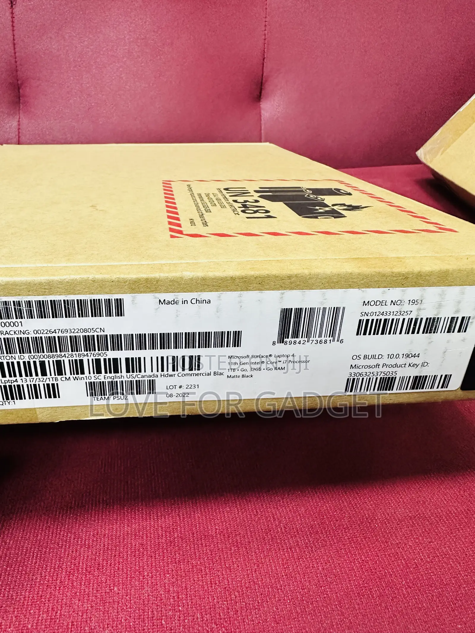 New Laptop Microsoft Surface Laptop 4 32GB Intel Core i7 SSD 1T