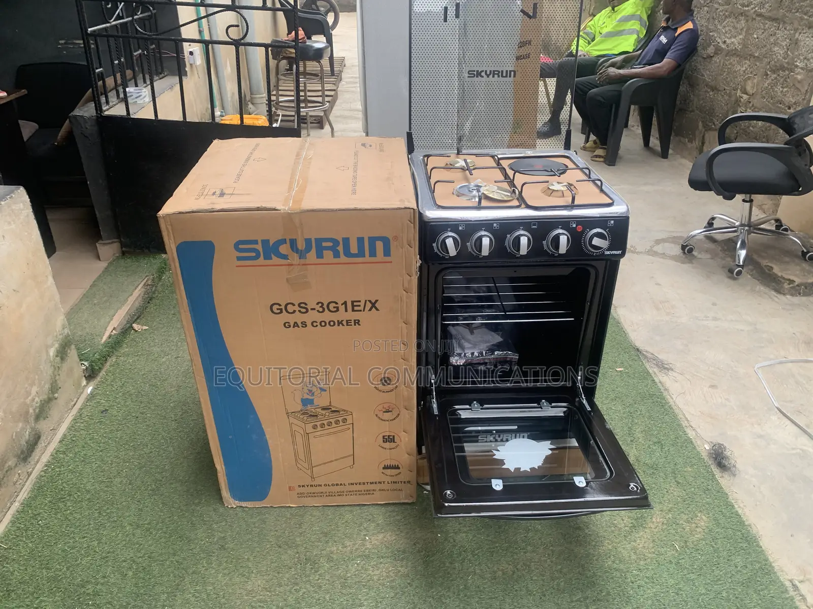 Skyrun 3+1 Burner Gas Cooker With Auto Ignition System