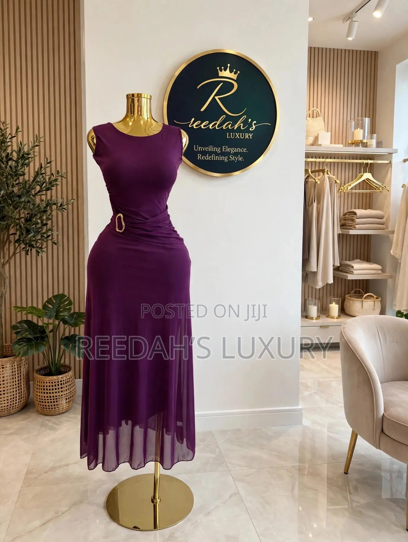 The Velvet Plum Mesh Elegance Dress