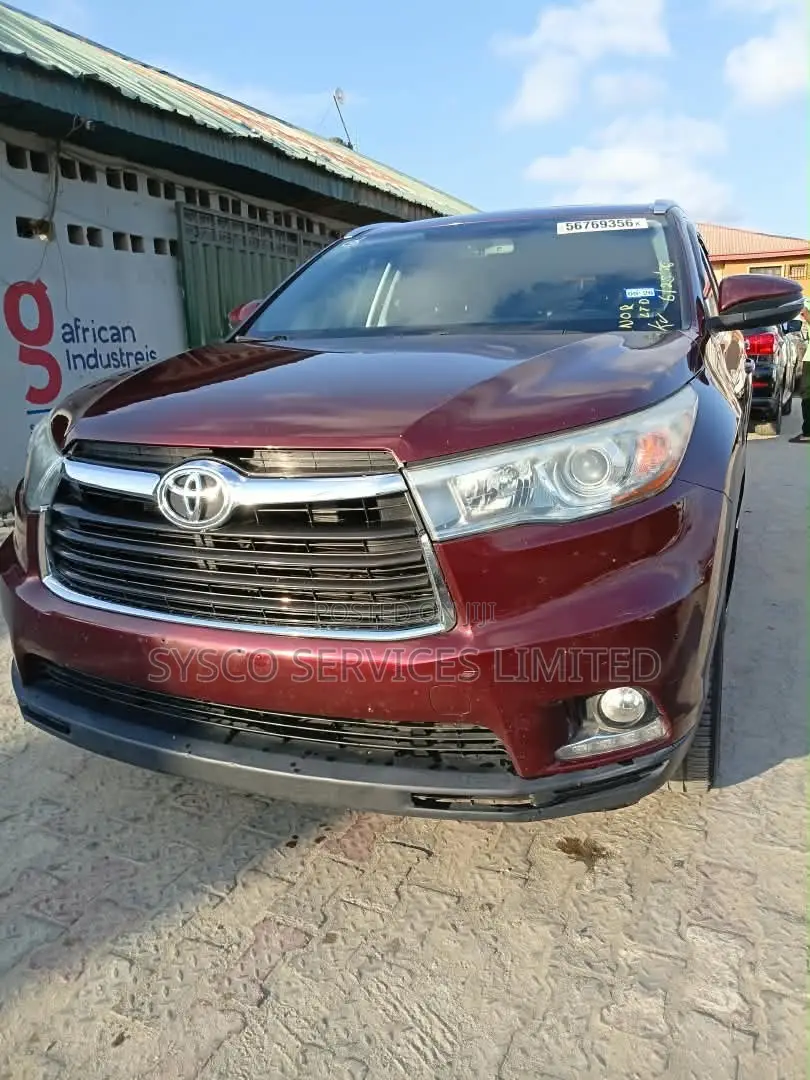 Toyota Highlander 2015 Burgundy