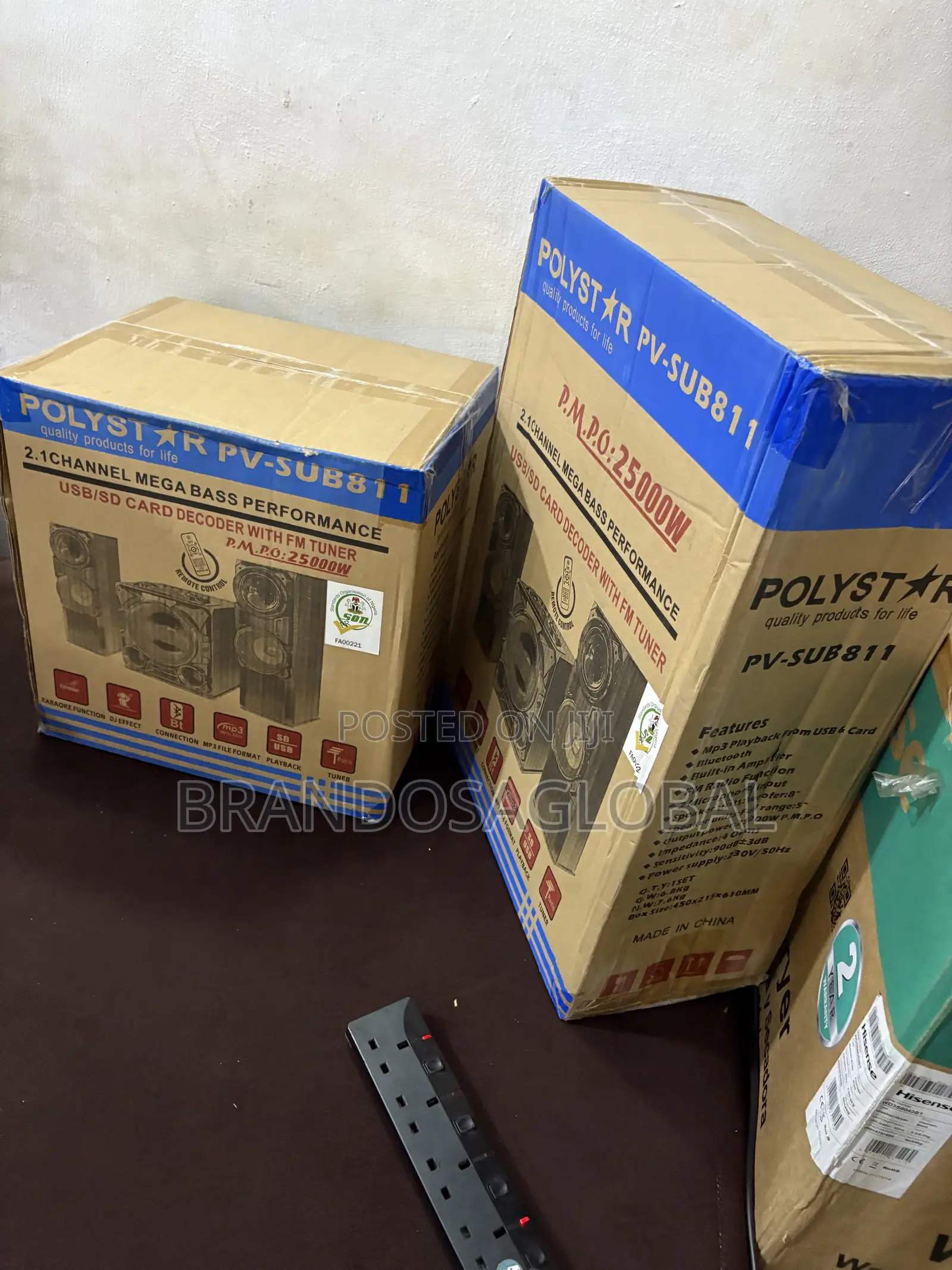Polystar PV-SUB811 Home Stereo Sound System