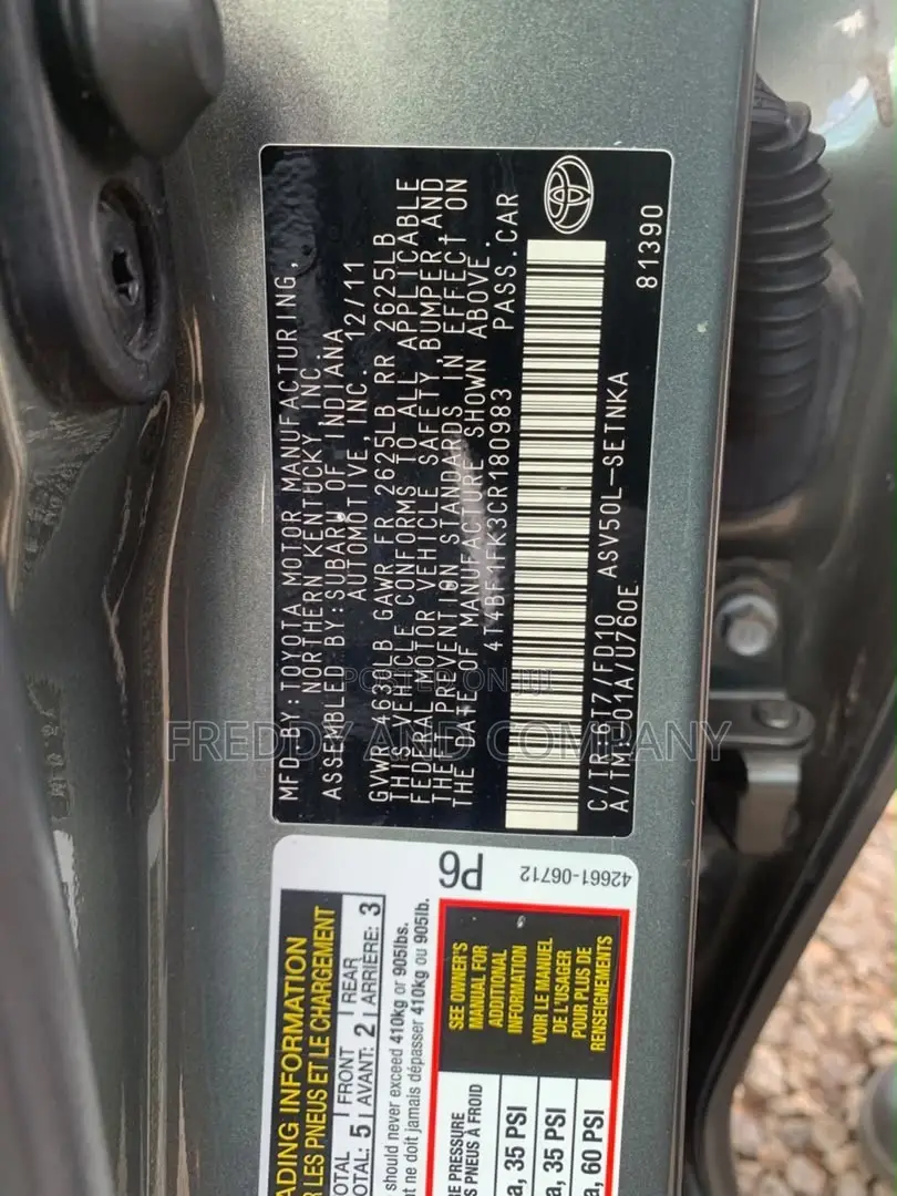 Toyota Camry L 4dr Sedan (2.5L 4cyl 6A) 2013 Gray