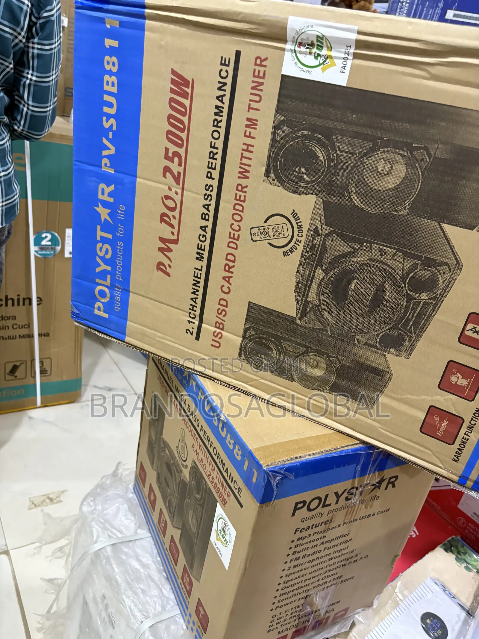 Polystar PV-SUB811 Home Stereo Sound System
