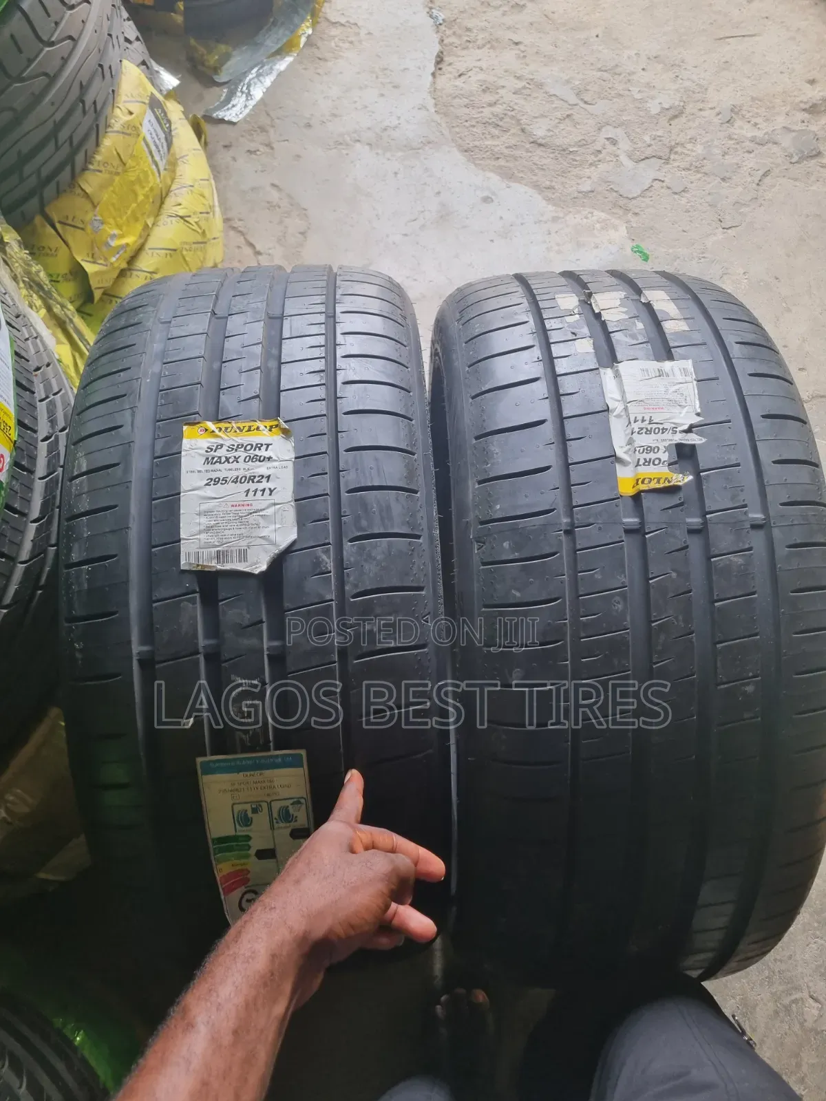 BrandNewDunlop SP Sport Maxx 060+ Tyres–295/40r21 111Y XL Japan Import
