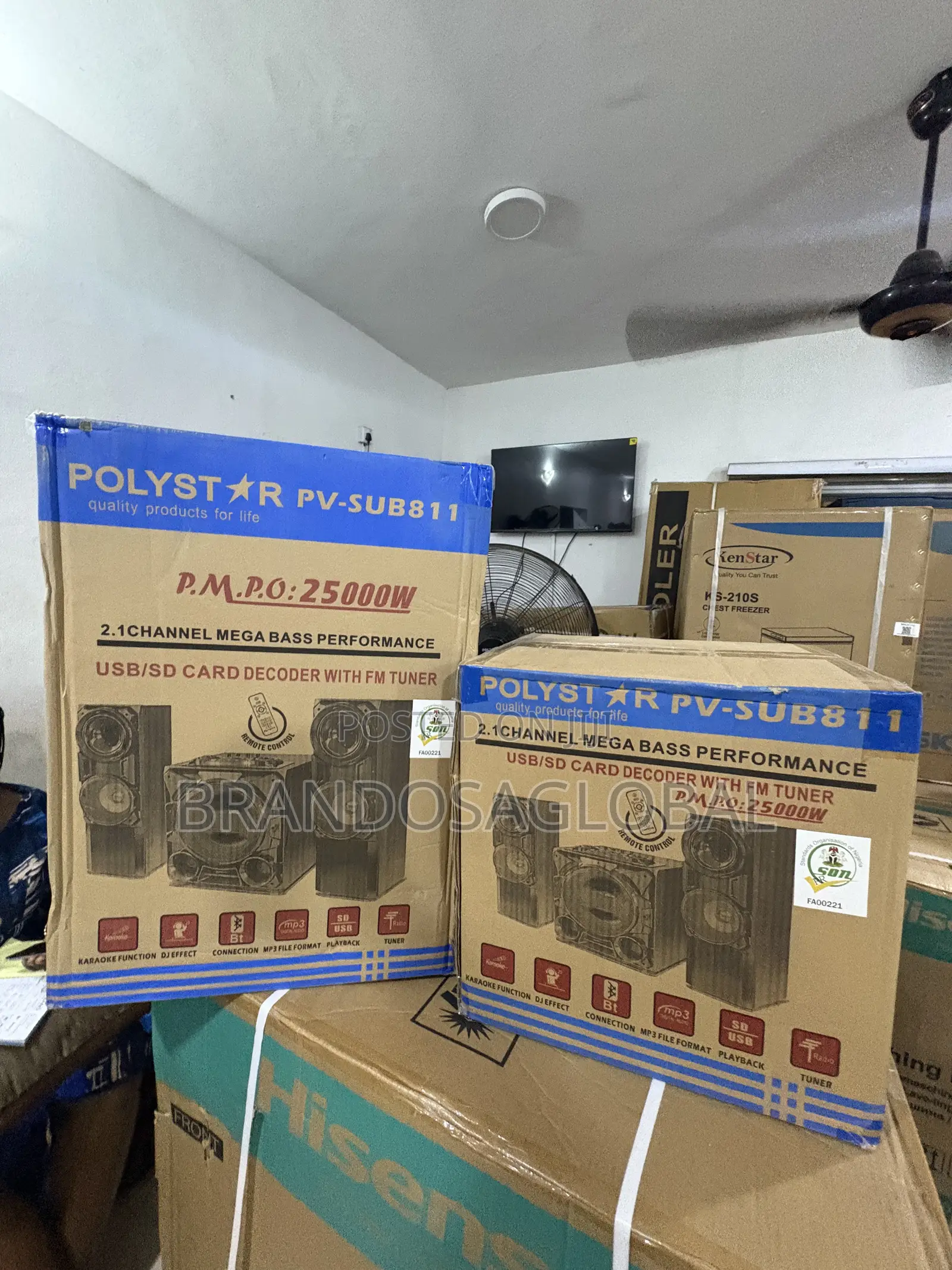 Polystar PV-SUB811 Bluetooth Audio System