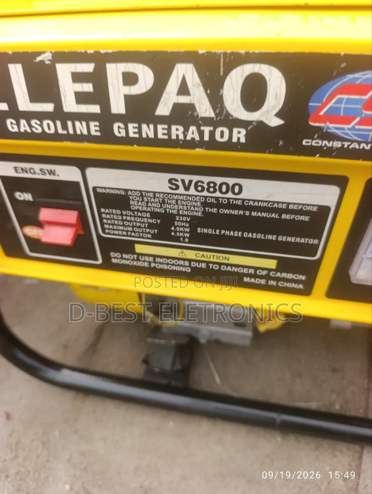 4.5kva Elepaq